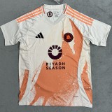 2024/25 Roma Away White Fans Soccer jersey