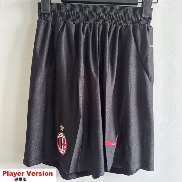 [PLAYER] 2024/25 ACM Home Black Player Soccer Shorts