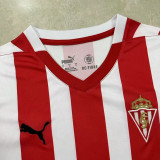 2024/25 Sporting de Gijon Home Red Fans Soccer jersey