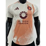 [PLAYER] 2024/25 Roma Away White Player Soccer jersey