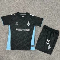 2024/25 SV Werder Bremen 3RD Black Fans Kids Soccer jersey
