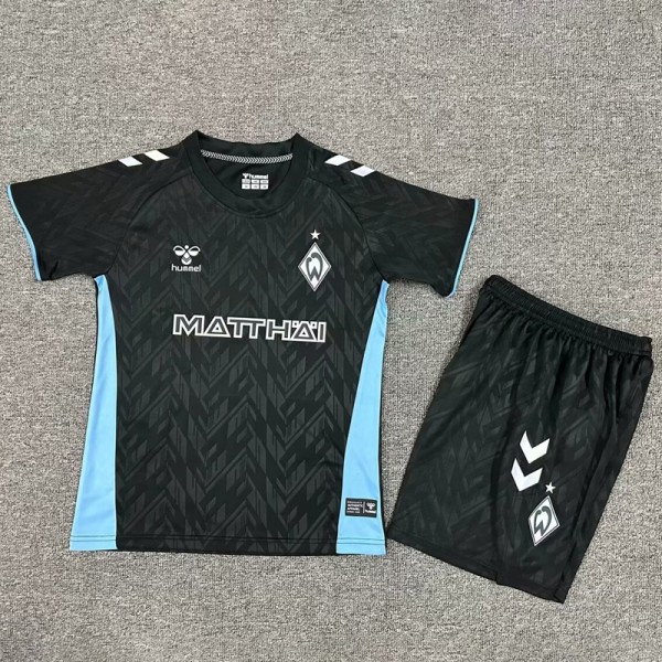 2024/25 SV Werder Bremen 3RD Black Fans Kids Soccer jersey