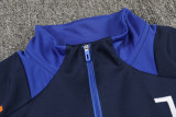 2024/25 JUV Dark Blue Kids Half Pull Tracksuit