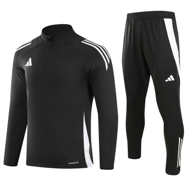 2024 Black Half Pull Tracksuit