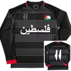 2024/25 CD Palestino Special Edition Black Fans Long Sleeve Soccer jersey