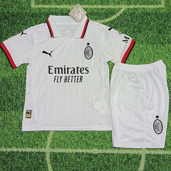 2024/25 ACM Away White Fans Kids Soccer jersey