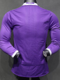 [PLAYER] 2016/17 R MAD Away Purple Retro Long Sleeve Soccer jersey