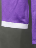[PLAYER] 2016/17 R MAD Away Purple Retro Long Sleeve Soccer jersey