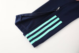 2024/25 Ajax Dark Blue Half Pull Tracksuit