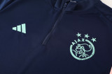2024/25 Ajax Dark Blue Half Pull Tracksuit