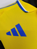 [PLAYER] 2024/25 Leeds United Away Yellow Player Soccer jersey