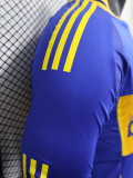 [PLAYER] 2024/25 Boca Juniors Home Blue Player Long Sleeve Soccer jersey