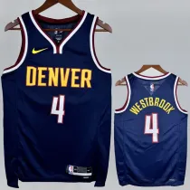 2022/23 NUGGETS WESTBROOK #4 Dark Blue NBA Jerseys