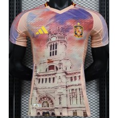 [PLAYER] 2024 Spain Special Edition Pink Player Soccer jersey