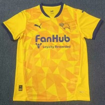 2024/25 Derby County 3RD Yellow Fans Soccer jersey
