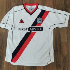 2002/03 Man City Away White Retro Soccer jersey