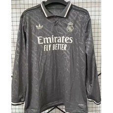 2024/25 R MAD 3RD Gray Fans Long Sleeve Soccer jersey