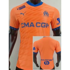[PLAYER] 2024/25 Marseille 3RD Orange Player Soccer jersey