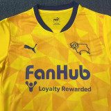2024/25 Derby County 3RD Yellow Fans Soccer jersey