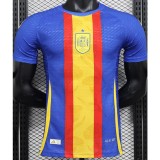 [PLAYER] 2024 Spain Special Edition Blue Player Soccer jersey
