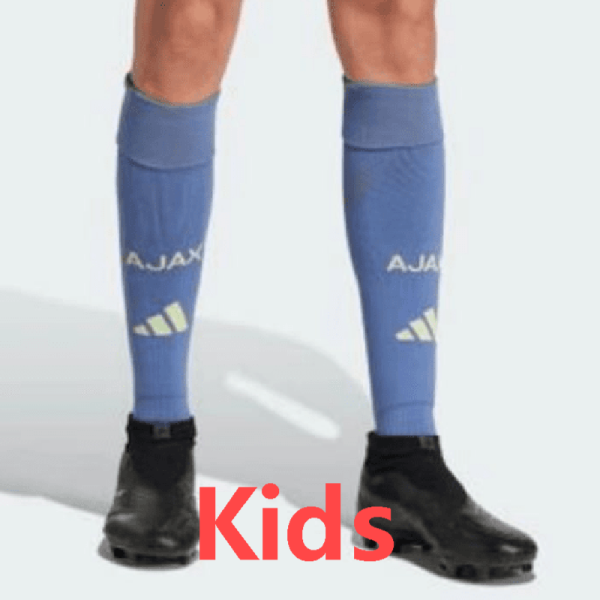 足球袜子 2024/25 Ajax Kids Away Kids Soccer Socks