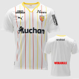 2024/25 RC Lens Away White Fans Soccer jersey