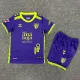 2024/25 Malaga CF Away Purple Fans Kids Soccer jersey