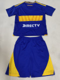 2024/25 Boca Juniors Home Blue Fans Kids Soccer jersey