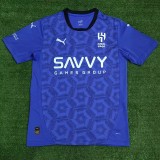 2024/25 Al Hilal FC 3RD Blue Fans Soccer jersey