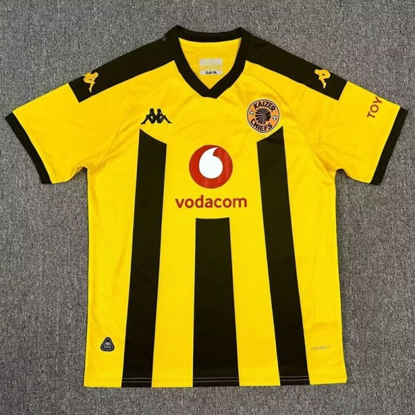 2024/25 Kaizer Chiefs Home Yellow Fans Soccer jersey