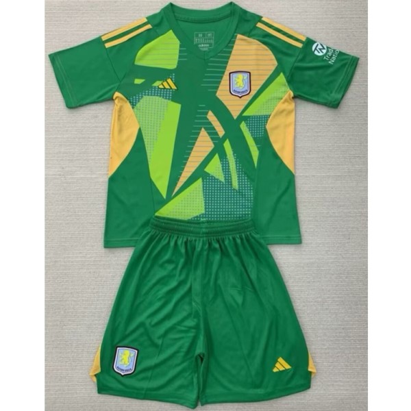 2024/25 Aston Villa GKG Green Fans Kids Soccer jersey