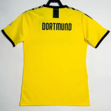 2019/20 Dortmund Home Yellow Retro Soccer jersey