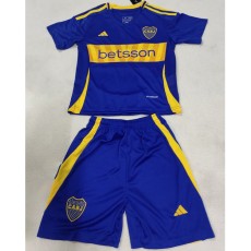 2024/25 Boca Juniors Home Blue Fans Kids Soccer jersey
