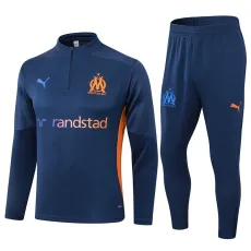 2024/25 Marseille Dark Blue Half Pull Tracksuit