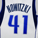 2010/11 MAVERICKS NOWITZKI #41 White NBA Jerseys