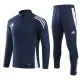 2024 Dark Blue Half Pull Tracksuit
