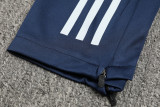 2024 Dark Blue Half Pull Tracksuit