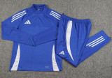 2024 Blue Half Pull Tracksuit
