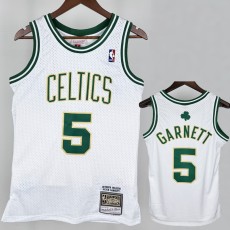 2008 CELTICS GARNETT #5 White NBA Jerseys