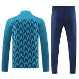 2024/25 Marseille Blue Half Pull Tracksuit
