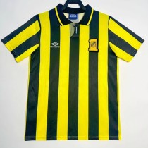 2000/01 Al Ittihad FC Home Yellow Retro Soccer jersey