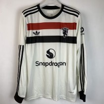 2024/25 Man Utd 3RD Fans Long Sleeve Soccer jersey