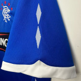 2008/09 Rangers Home Blue Retro Soccer jersey
