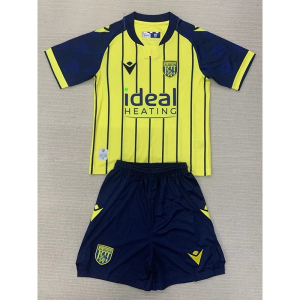 2024/25 West Bromwich Albion Away Yellow Fans Kids Soccer jersey