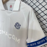 2024/25 Marseille Commemorative Edition White 125周年纪念版 Fans Soccer jersey
