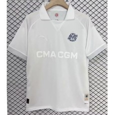 2024/25 Marseille Commemorative Edition White 125周年纪念版 Fans Soccer jersey