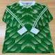 1990 Germany Away Green Retro Long Sleeve Soccer jersey