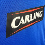 2008/09 Rangers Home Blue Retro Soccer jersey