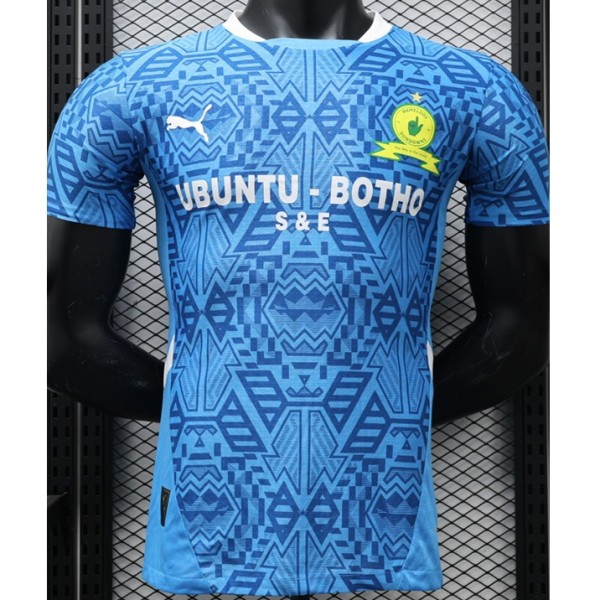 [PLAYER] 2024/25 Mamelodi Sundowns Away Blue Player Soccer jersey
