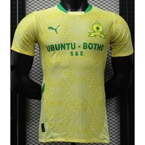 [PLAYER] 2024/25 Mamelodi Sundowns Home Yellow Player Soccer jersey